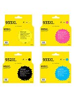 IC-H932XL/933XL_MP Комплект картриджей T2 для HP 932XL/933XL: черный, голубой, пурпурный, желтый