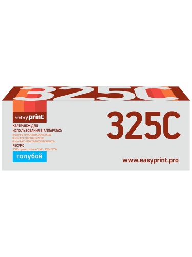 325C Картридж EasyPrint LB-325C для Brother HL-4140/4150/4570/DCP-9055/9270/MFC-9460/9465/9970 (3500 стр.) голубой