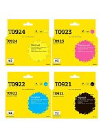 IC-ET0925 Комплект картриджей T2 для Epson T0925/T1085: черный, голубой, пурпурный, желтый