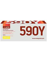 Тонер-картридж EasyPrint LK-590Y для Kyocera FS-C2026/2526/2626/M6026 (5000 стр.) желтый, с чипом