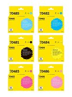 IC-ET0487 Комплект картриджей T2 для Epson T0487: черный, голубой, пурпурный, желтый, светло-голубой, светло-пурпурный