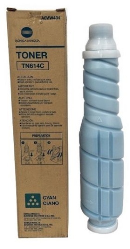 Тонер TN-614C (cyan), синий, ресурс 26 000 стр. (A0VW454) Konica Minolta