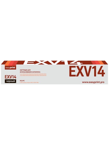 Тонер-картридж EasyPrint LC-EXV14 для Canon iR-2016/2018/2020/2022/2025/2030/2420 (8300 стр.) черный